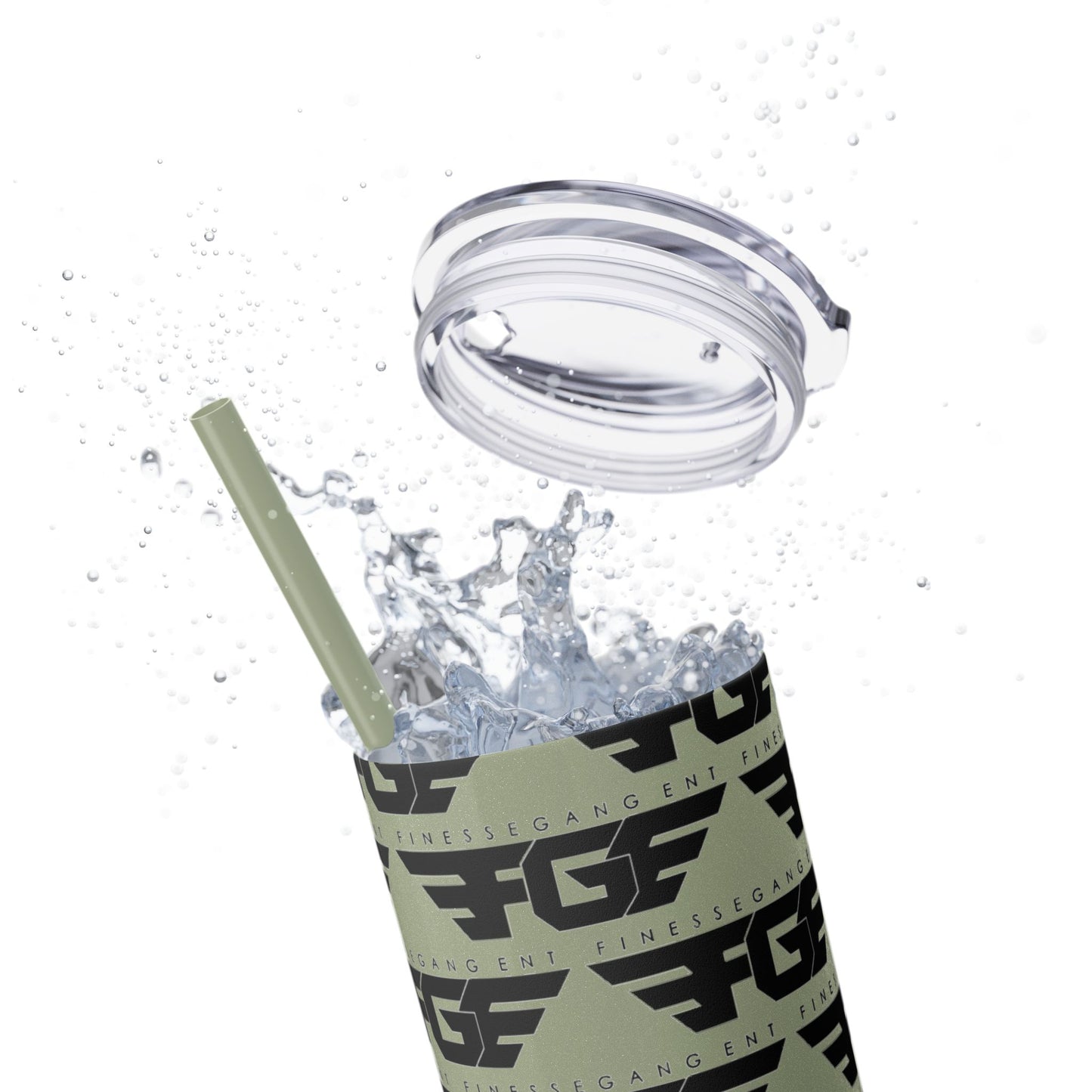 Stylish FGE Skinny Tumbler with Straw, 20oz - Perfect for Adventurers, Great Gift for Coffee Lovers, Modern Drinkware for Home, On-the-Go [...]