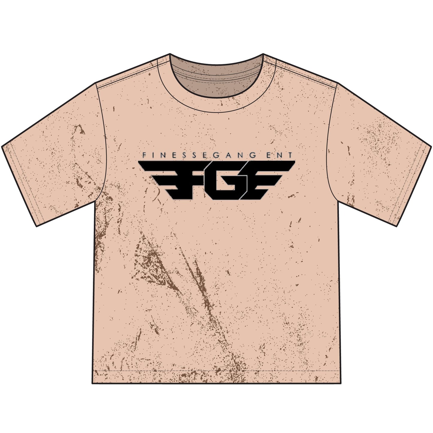 Finesse Gang Youth T‑Shirt — Distressed Logo Graphic Tee