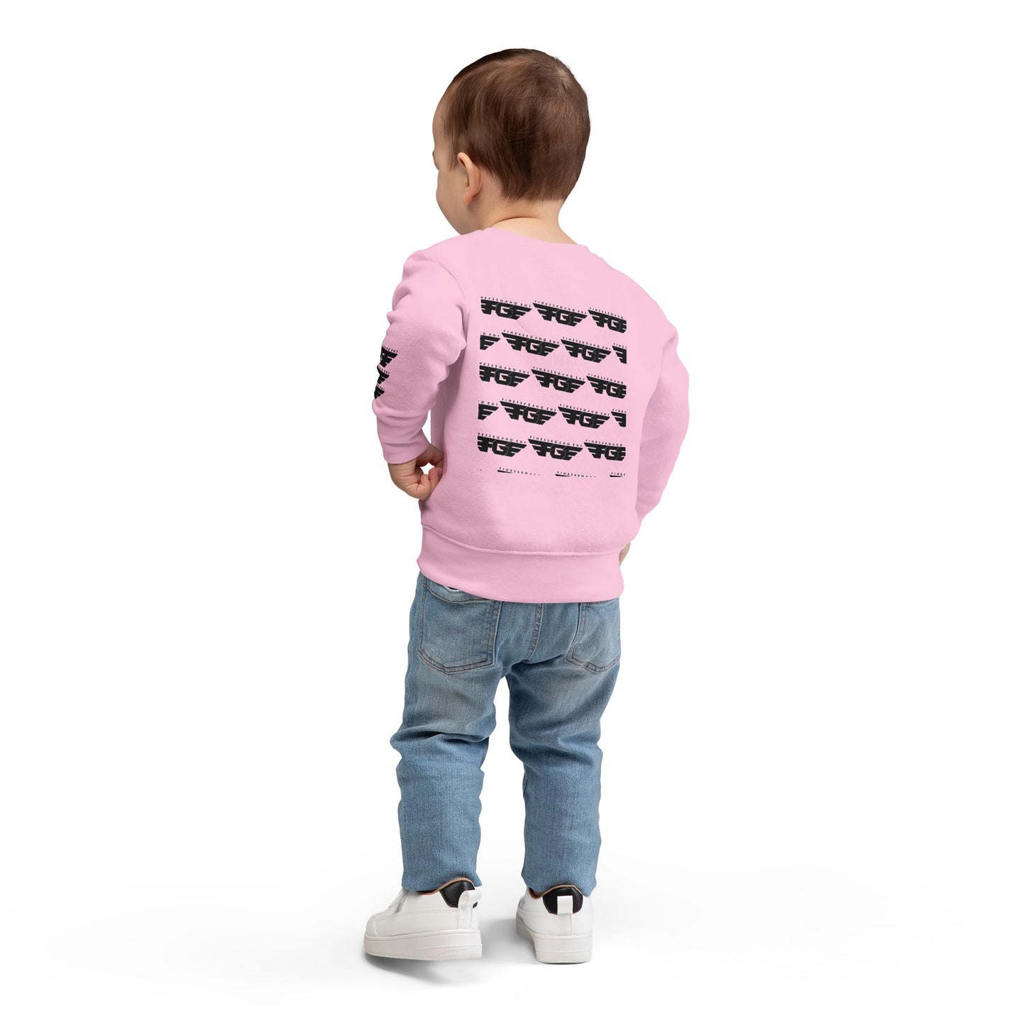 Trendy FGE Toddler Sweatshirt with Graphic Design