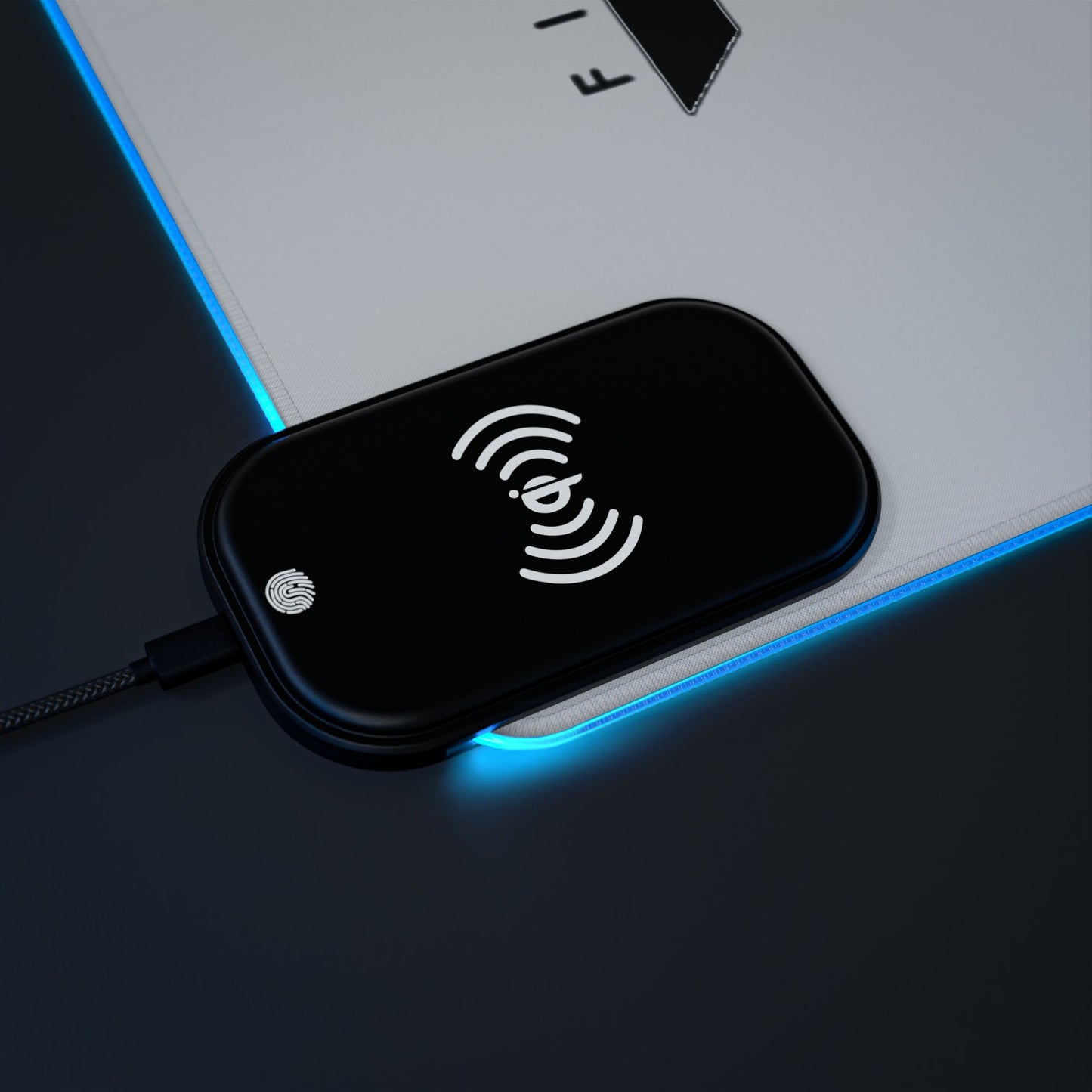FGE LED Gaming Mouse Pad with Wireless Charging, Ergonomic Desk Accessory for Gamers, RGB Light-up Mousepad, Office Gift for Tech Lovers, [...]