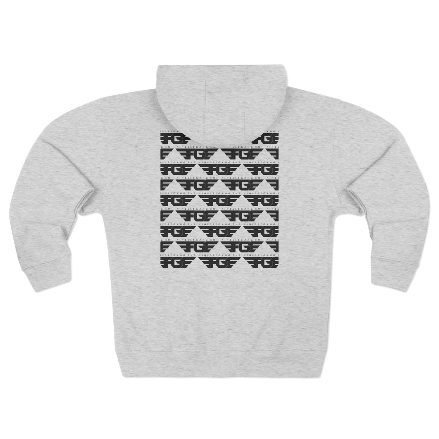 FGE Stylish Zip Hoodie for Fitness Enthusiasts, Casual Wear, Gym Apparel, Gift for Athletes, Trendy Outerwear