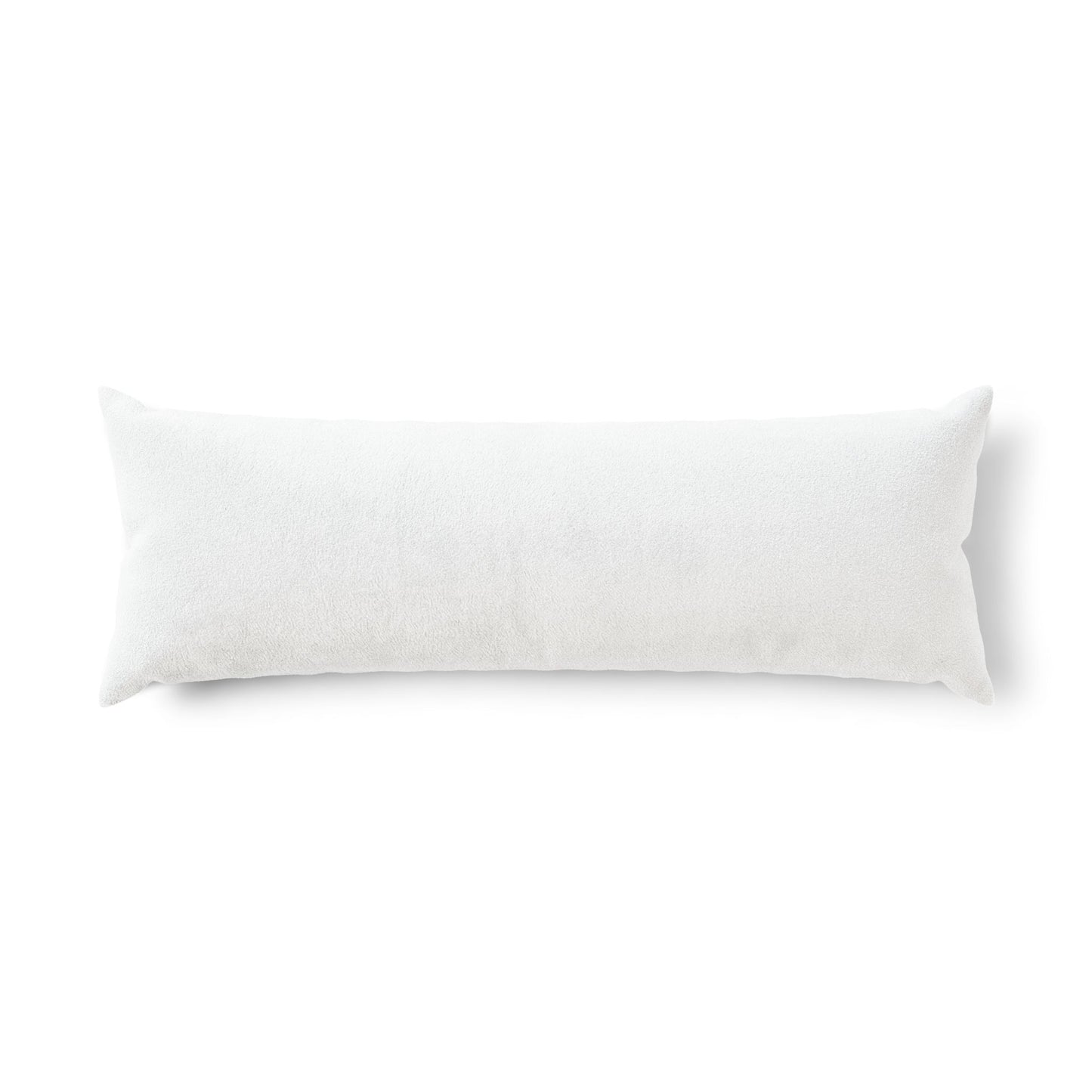 FGE Body Pillow — Monochrome FGF Logo Pattern Long Lumbar Pillow for Lounge & Gaming