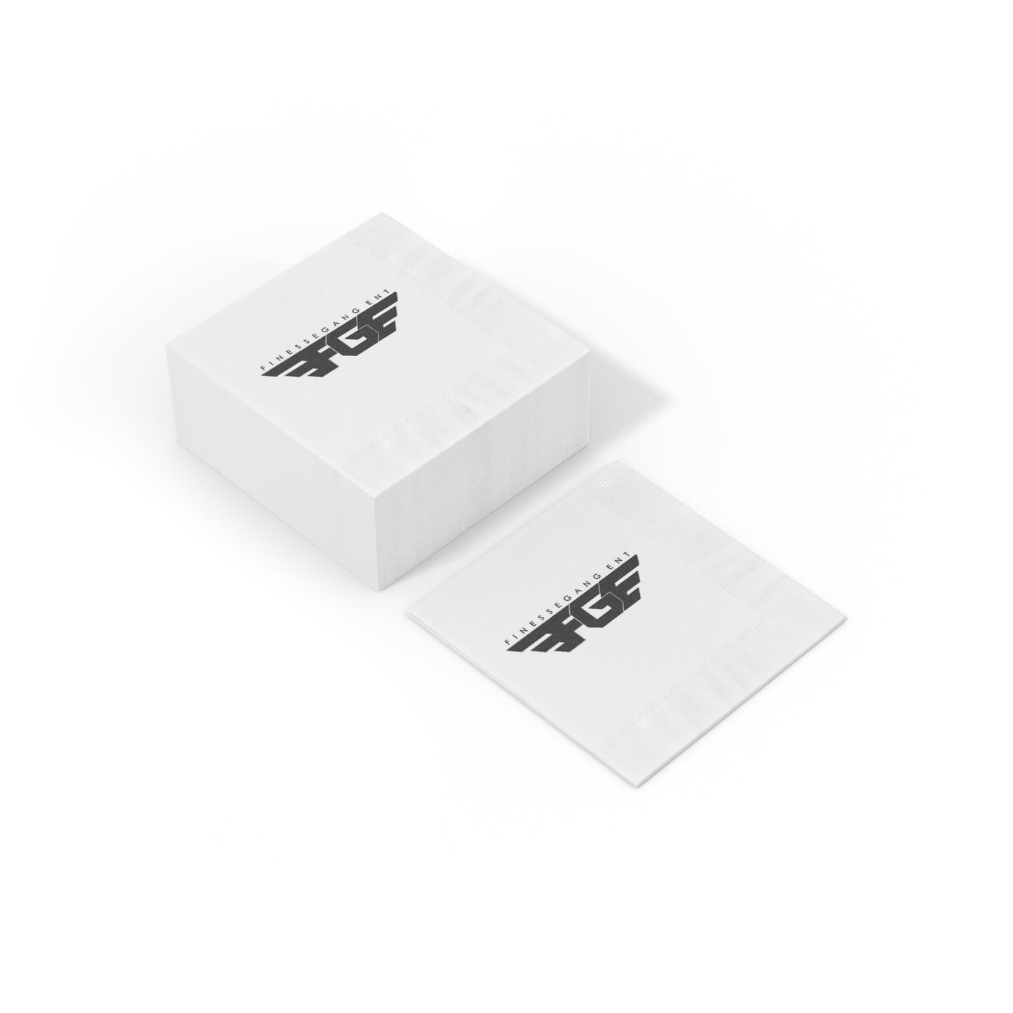 Custom FGE Logo Coined Napkins for Celebrations
