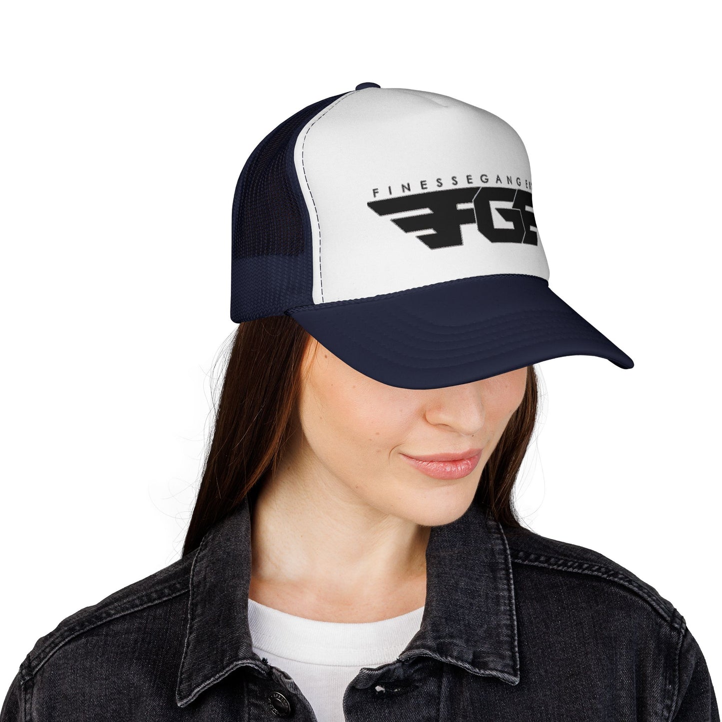 FGE Trucker Cap — FGF Retro Wing Logo (FitnessGang Ent)