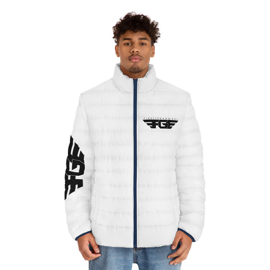 FGE Stylish Men's Puffer Jacket - All-Over Print
