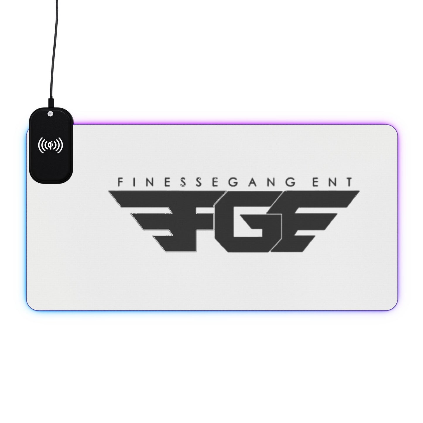 FGE LED Gaming Mouse Pad with Wireless Charging, Ergonomic Desk Accessory for Gamers, RGB Light-up Mousepad, Office Gift for Tech Lovers, [...]