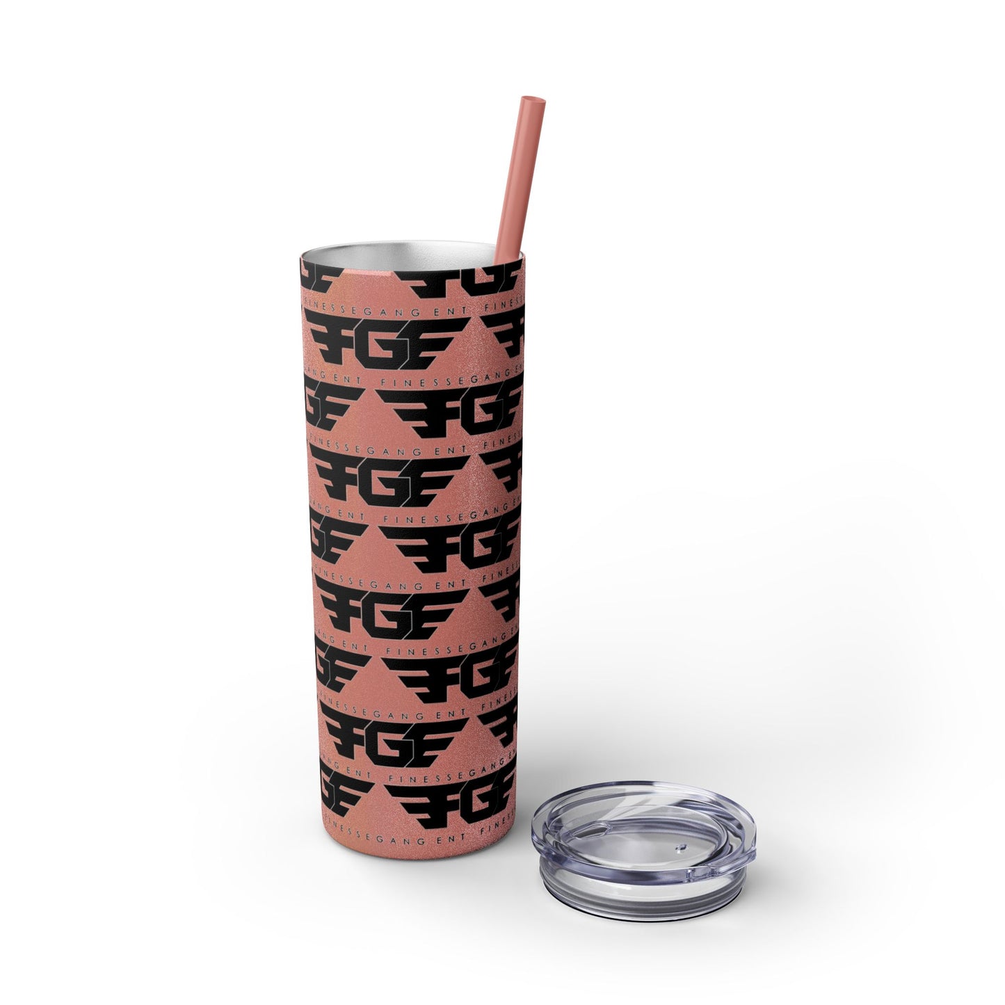 Stylish FGE Skinny Tumbler with Straw, 20oz - Perfect for Adventurers, Great Gift for Coffee Lovers, Modern Drinkware for Home, On-the-Go [...]