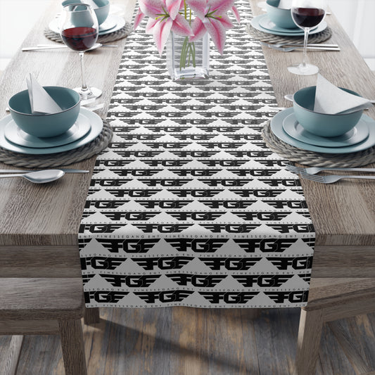Stylish FGE Cotton-Poly Table Runner | Modern Home Decor, Dining Table Centerpiece, Wedding Decorations, Party Table Setting, Gift Idea