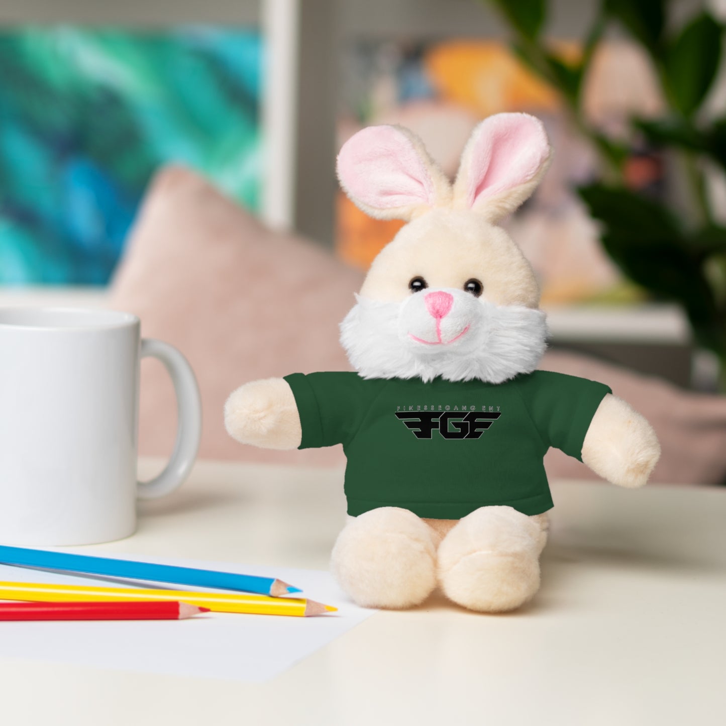 Stuffed Baby NESSY POOH Animals with FGE Tee
