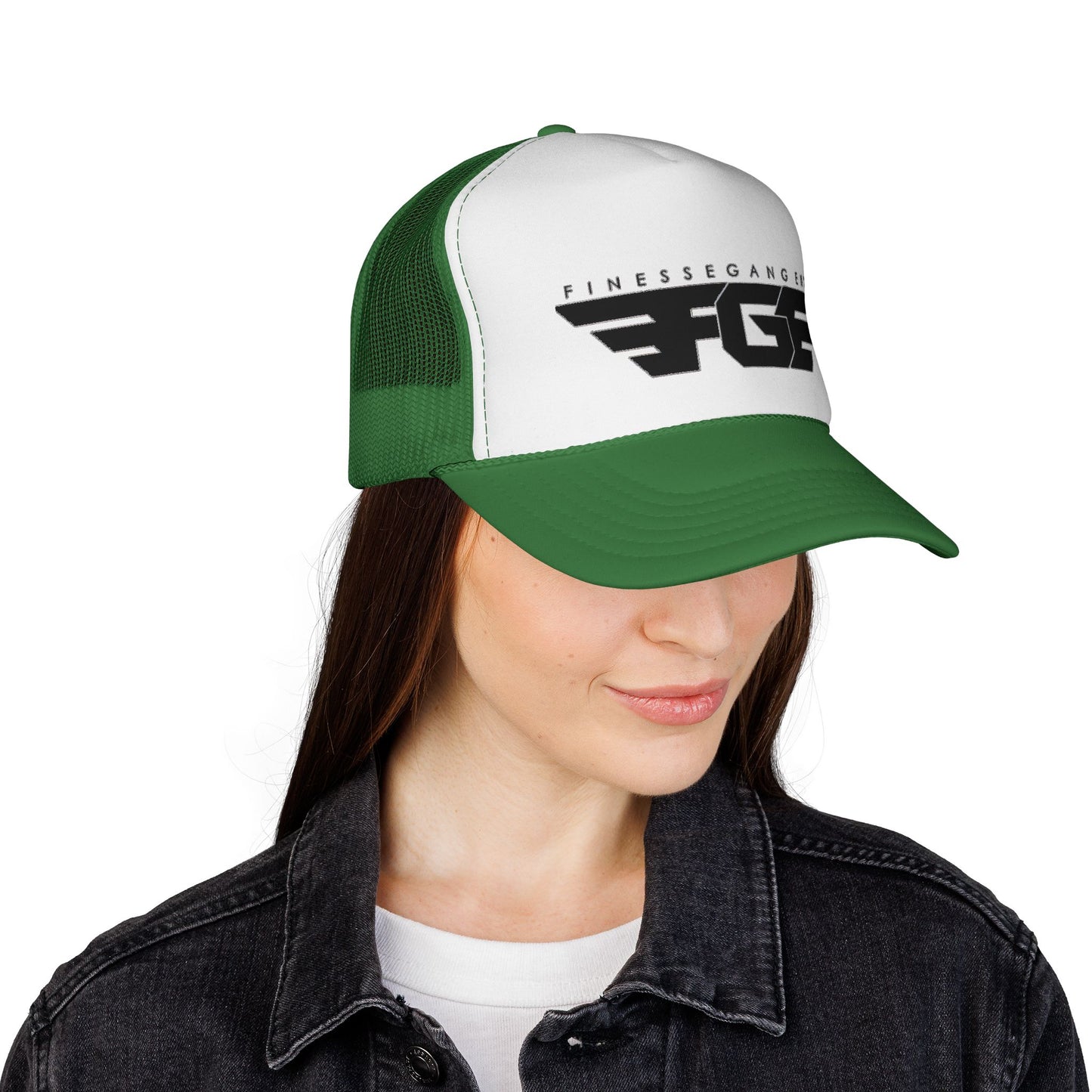FGE Trucker Cap — FGF Retro Wing Logo (FitnessGang Ent)