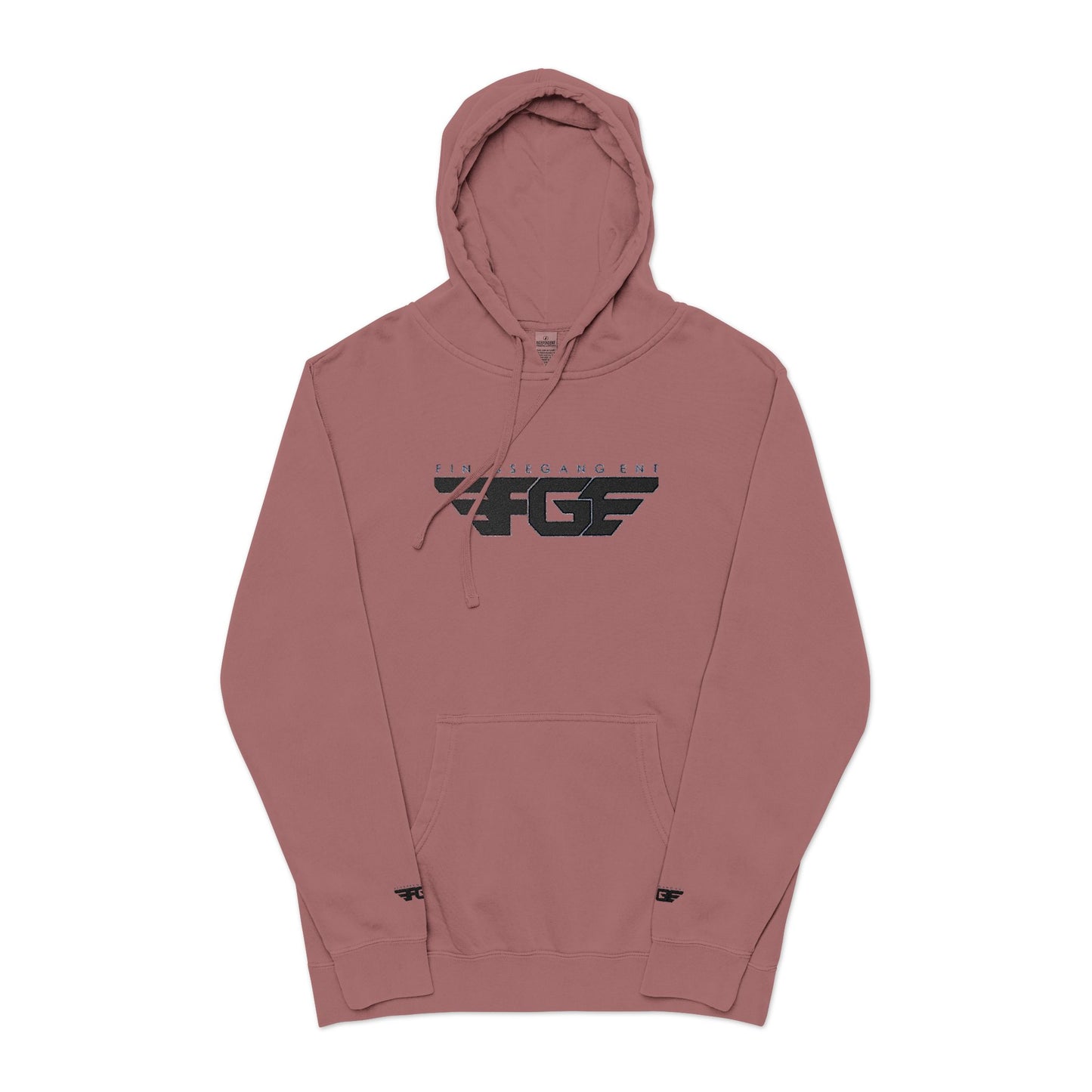 FGE Embroidered Unisex Pigment-Dyed Hoodie - Fall Vibes Apparel