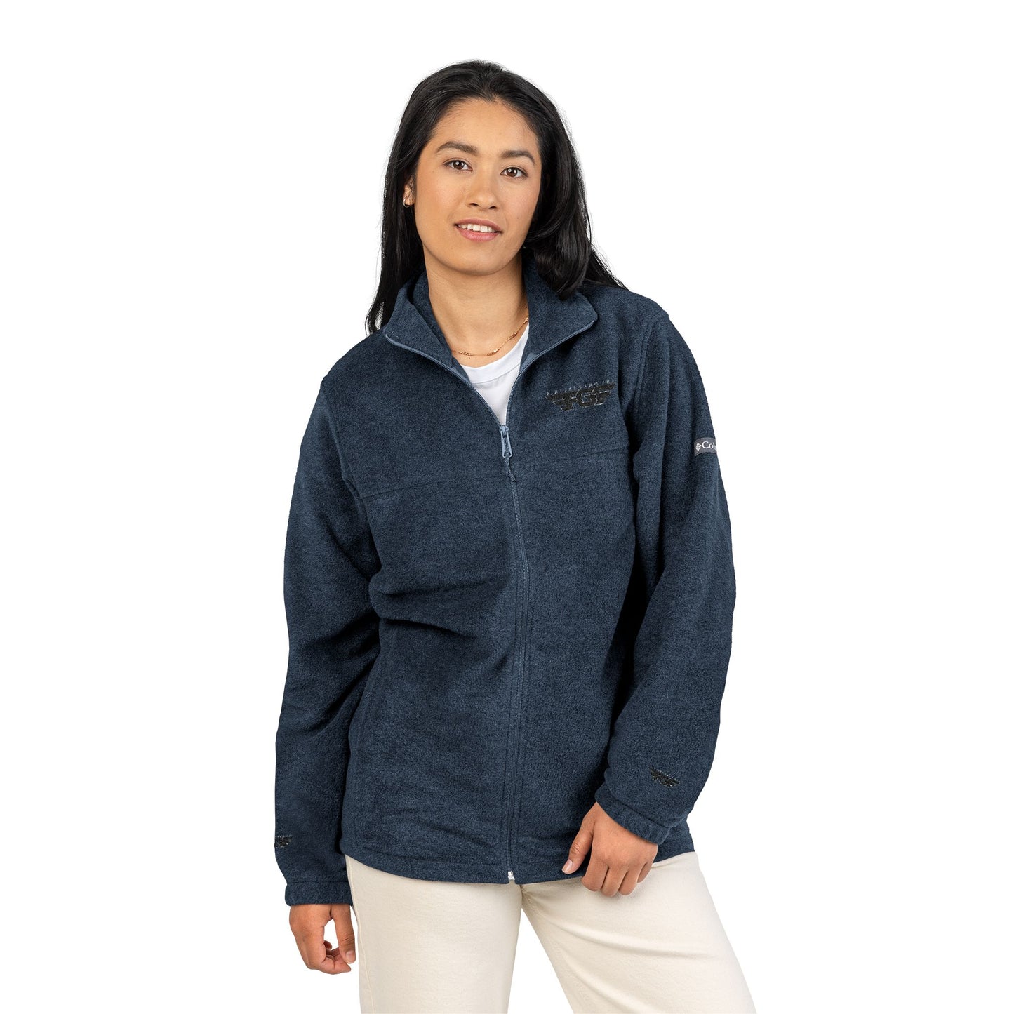 Cozy FGE Unisex Fleece Jacket, Outdoor Layering Jacket, Perfect Gift for Adventurers, Embroidered Columbia Jacket, Casual Winter Wear, [...]