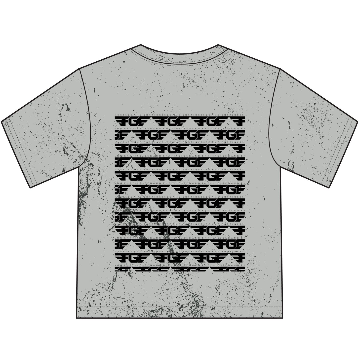 Finesse Gang Youth T‑Shirt — Distressed Logo Graphic Tee