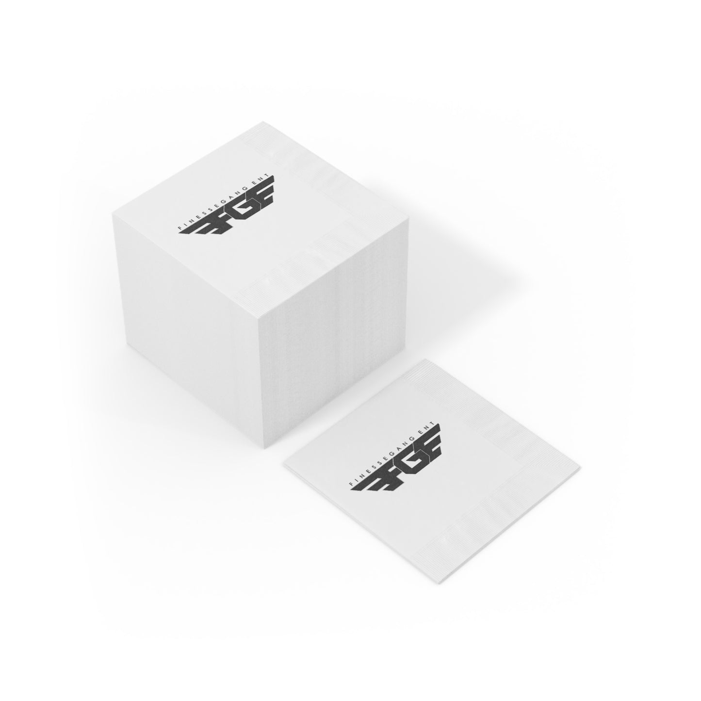Custom FGE Logo Coined Napkins for Celebrations