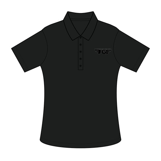 FGE Ladies Polo Shirt — Embroidered Winged Logo