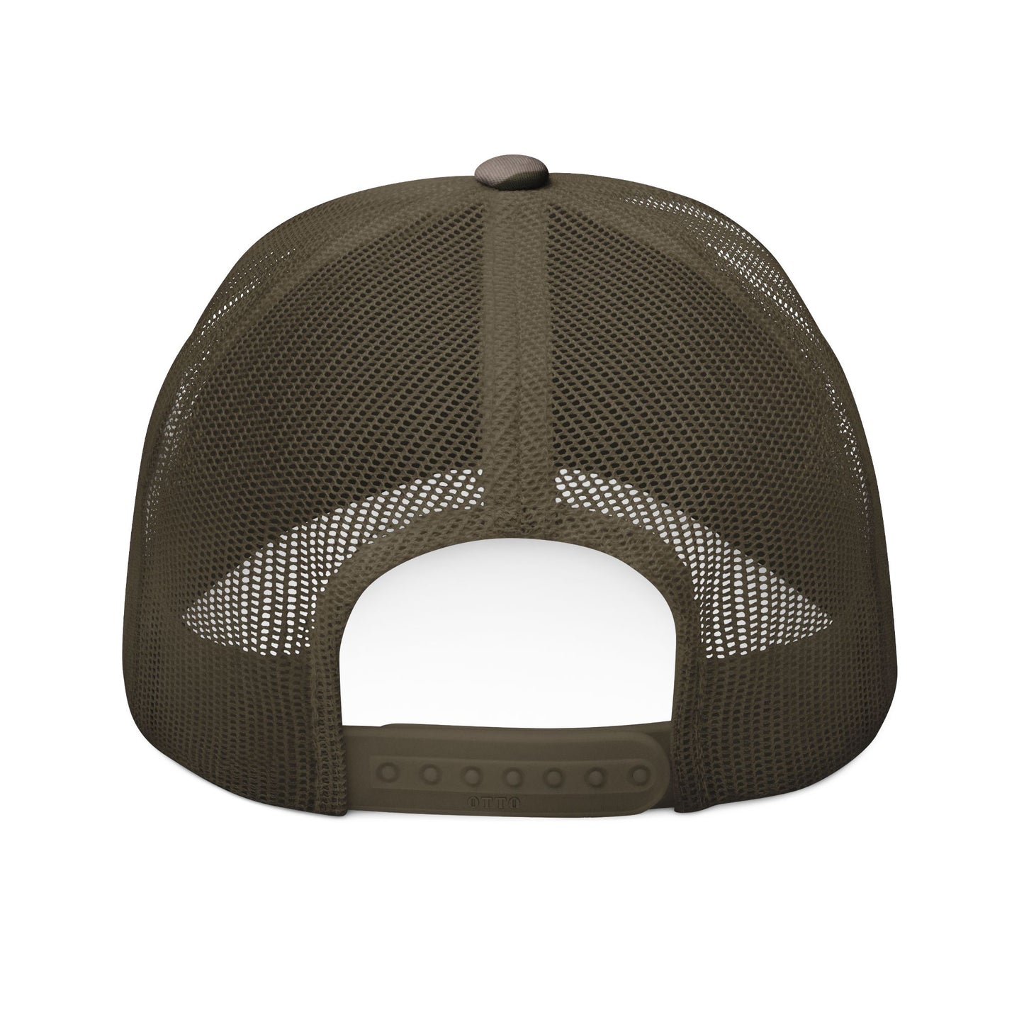 FGE Camo Trucker Hat - Outdoor Adventure Headwear, Military Style Cap, Personalized Gift for Him, Fishing Hat, Hiking Accessory