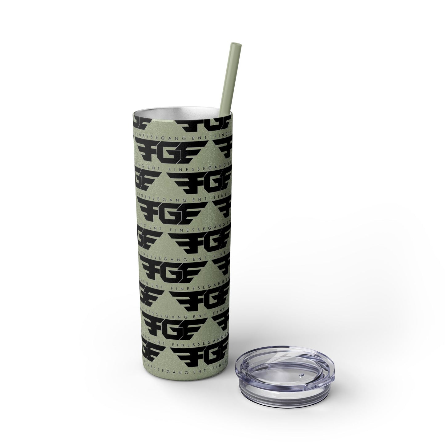 Stylish FGE Skinny Tumbler with Straw, 20oz - Perfect for Adventurers, Great Gift for Coffee Lovers, Modern Drinkware for Home, On-the-Go [...]