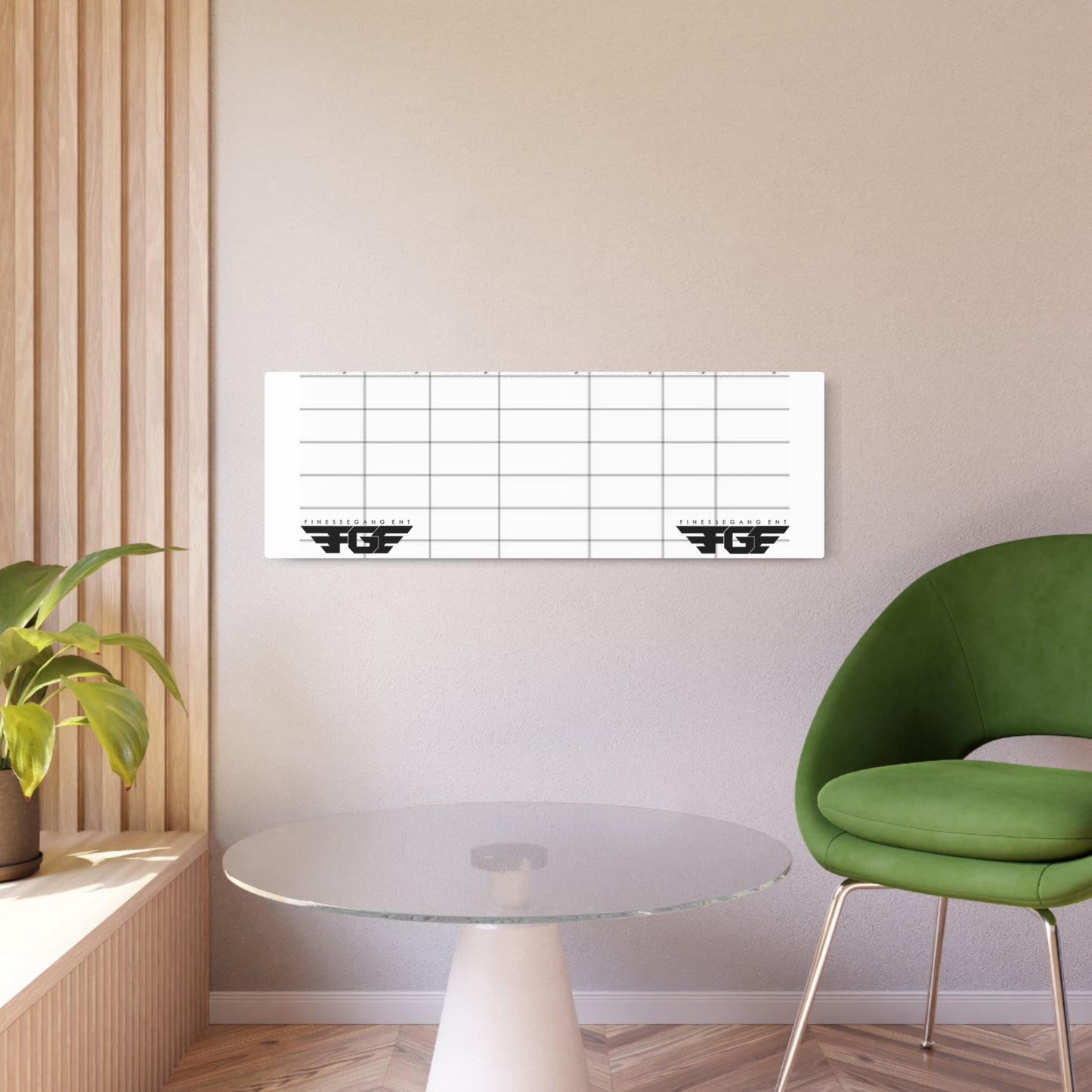 Weekly FGE Planner Metal Sign – Magnetic Dry Erase Calendar Wall Board