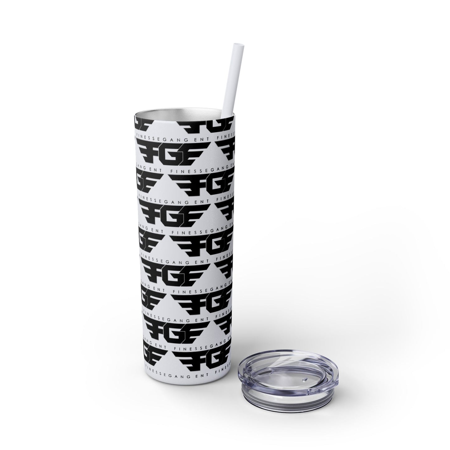 Stylish FGE Skinny Tumbler with Straw, 20oz - Perfect for Adventurers, Great Gift for Coffee Lovers, Modern Drinkware for Home, On-the-Go [...]