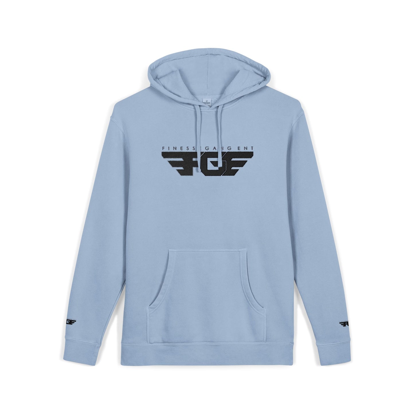 FGE Embroidered Unisex Pigment-Dyed Hoodie - Fall Vibes Apparel
