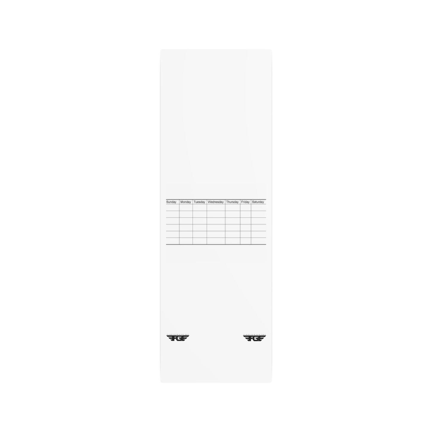 Weekly FGE Planner Metal Sign – Magnetic Dry Erase Calendar Wall Board