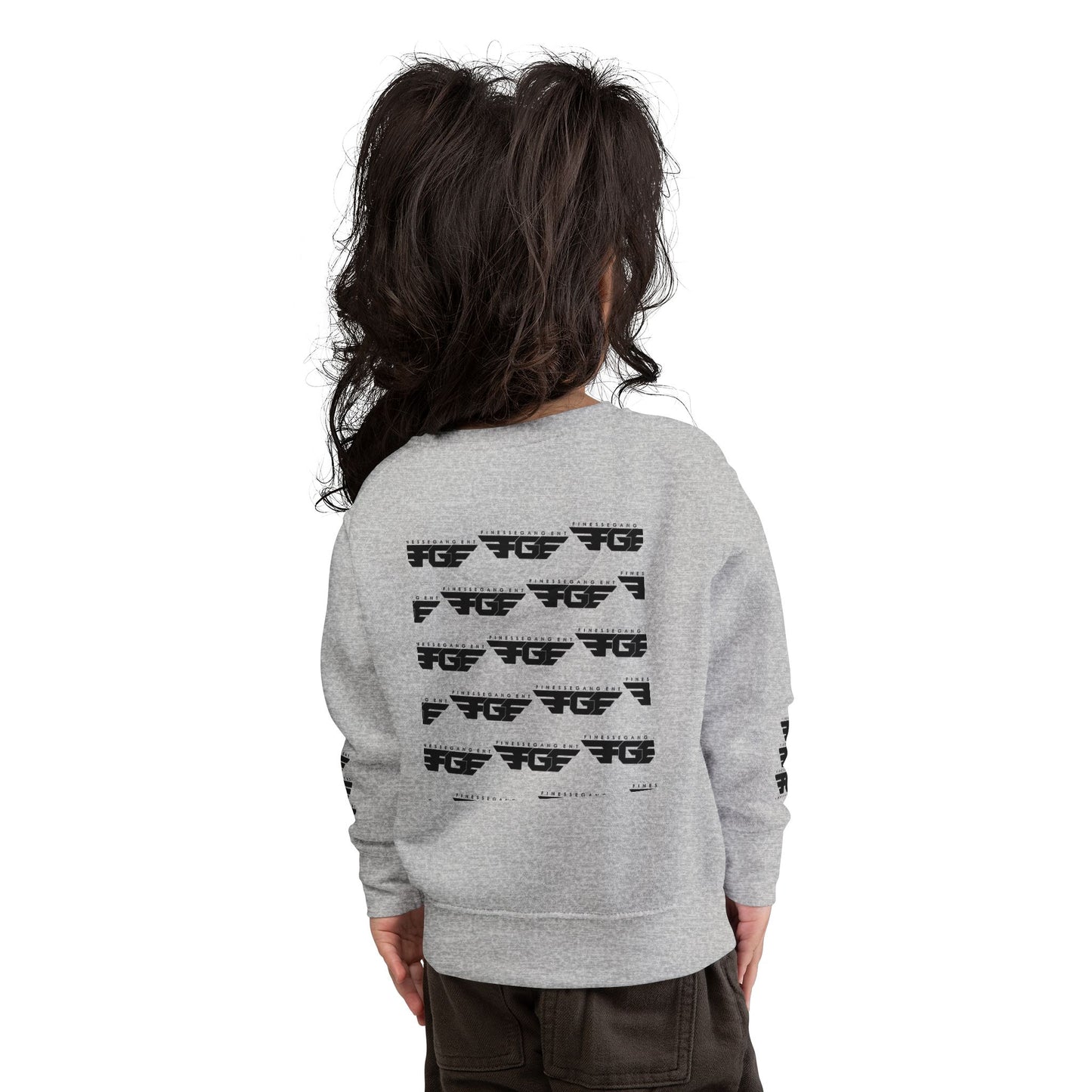 Trendy FGE Toddler Sweatshirt with Graphic Design