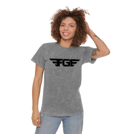 FGE Unisex Mineral Wash Graphic Tee with FGF Logo