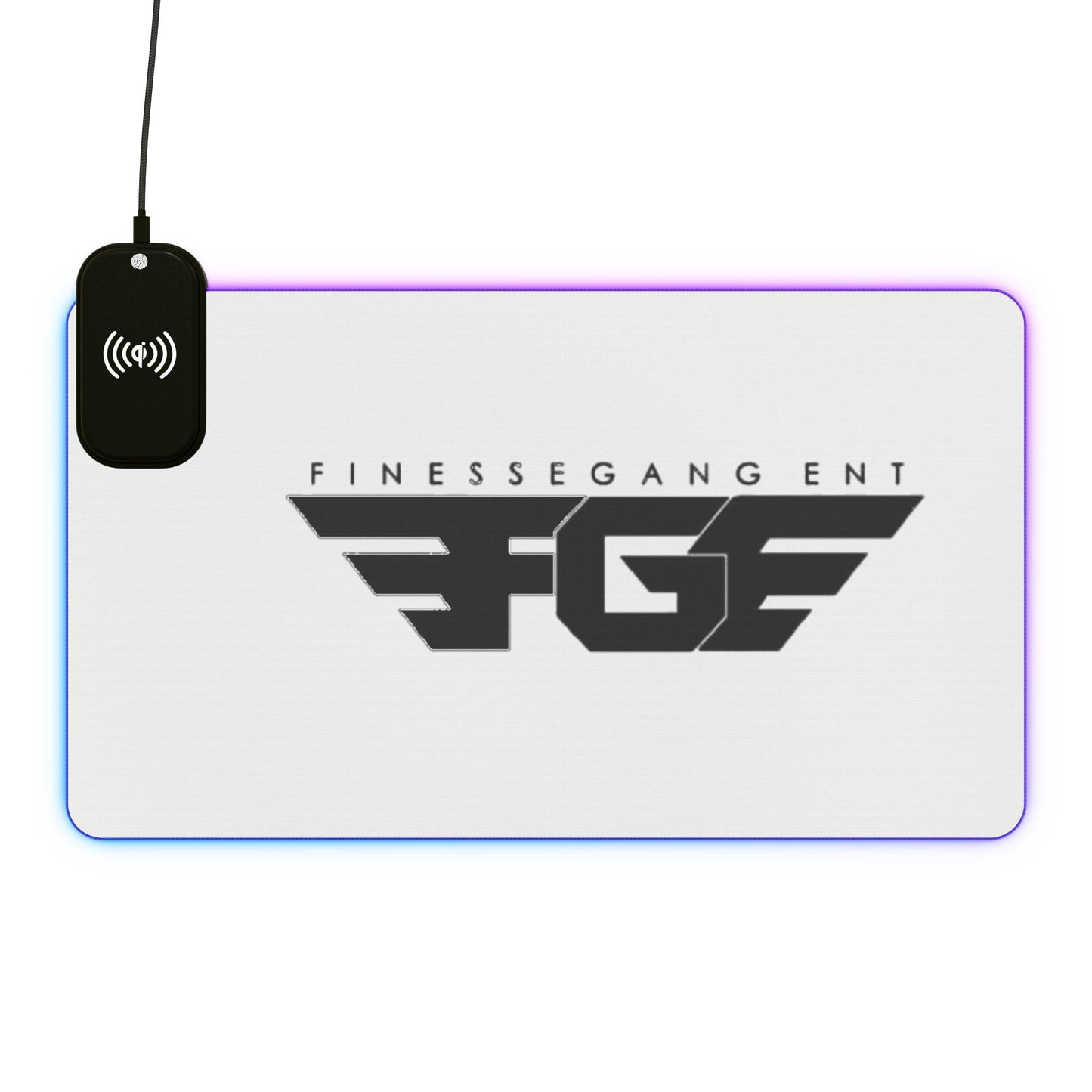 FGE LED Gaming Mouse Pad with Wireless Charging, Ergonomic Desk Accessory for Gamers, RGB Light-up Mousepad, Office Gift for Tech Lovers, [...]
