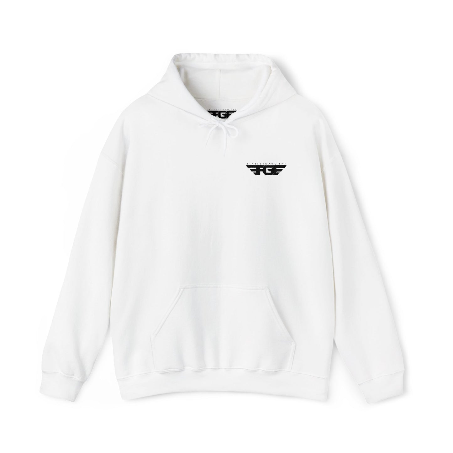 FGE Minimal Hoodie — Small Chest Emblem Sweatshirt