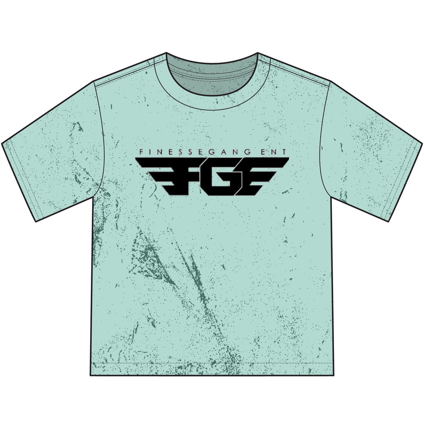 Finesse Gang Youth T‑Shirt — Distressed Logo Graphic Tee