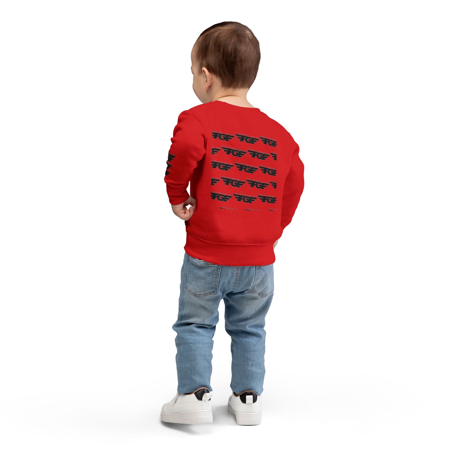 Trendy FGE Toddler Sweatshirt with Graphic Design