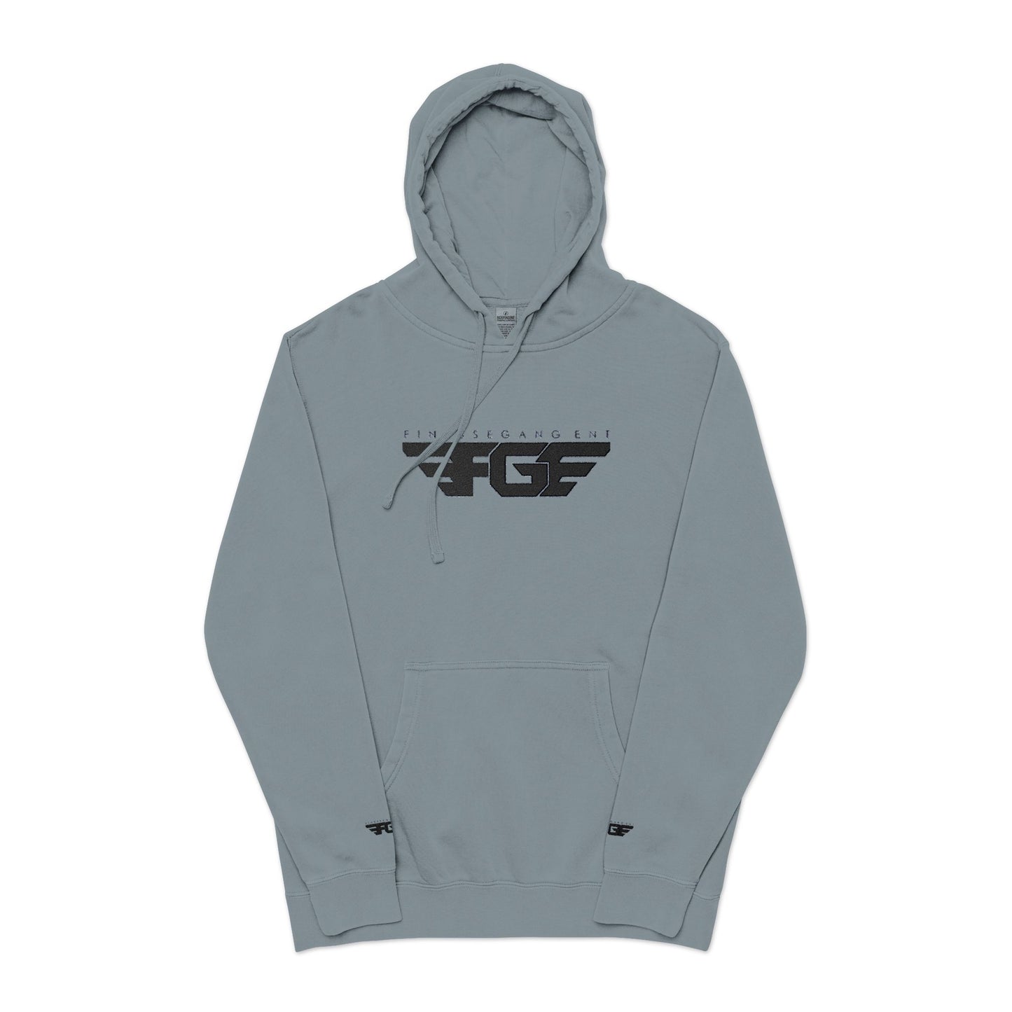 FGE Embroidered Unisex Pigment-Dyed Hoodie - Fall Vibes Apparel