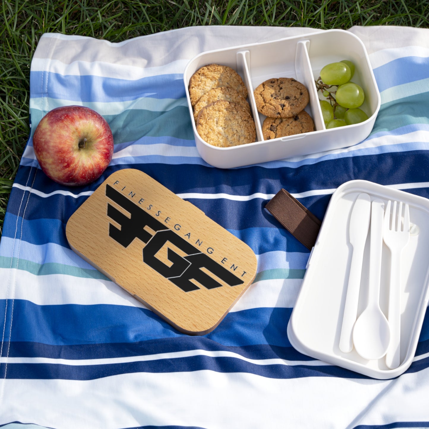 FGE Custom Bento Lunch Box with Finesse Gang Design