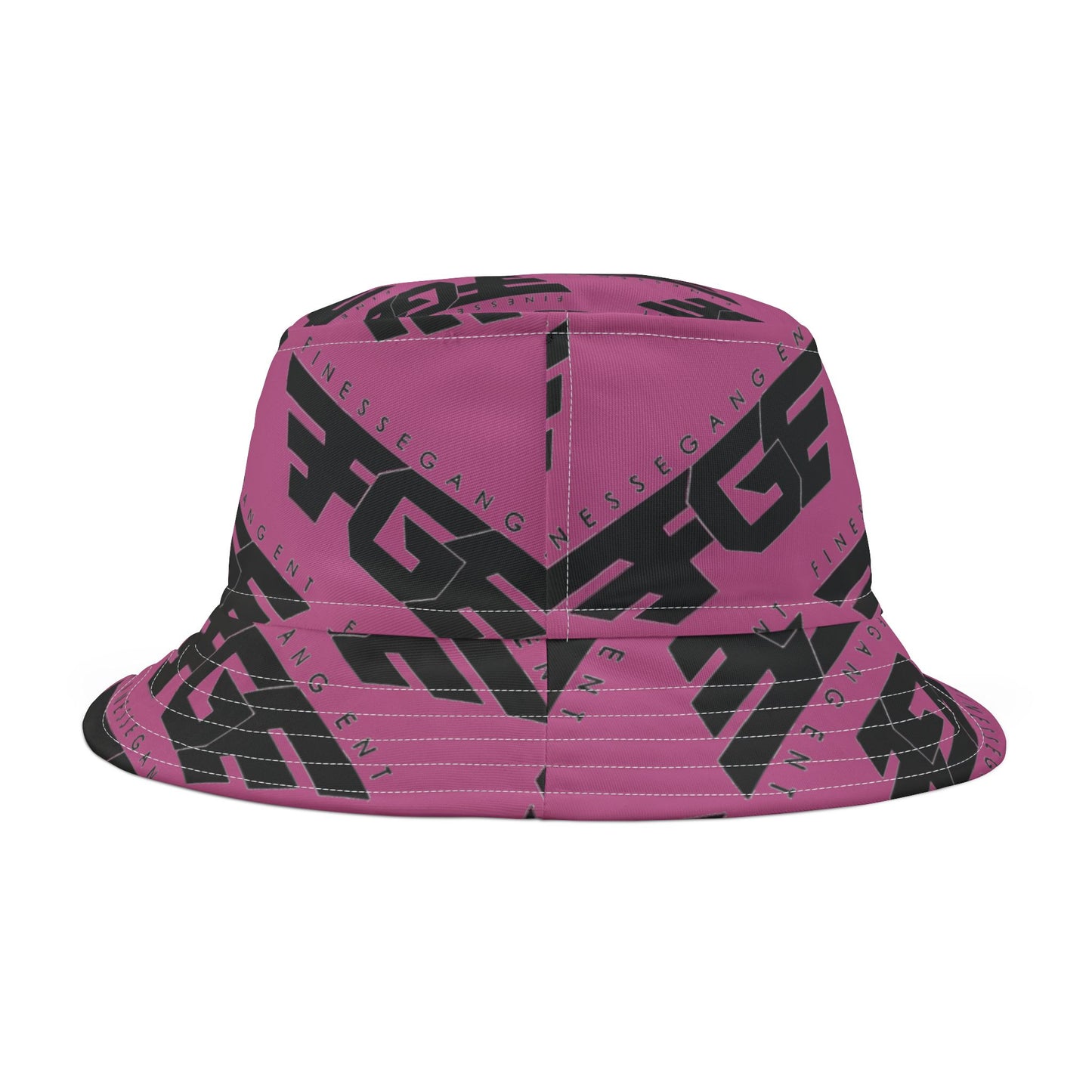 Pink Finesse Gang Bucket Hat - Trendy Summer Accessory, Beach Hat, Festival Gear, Gift for Fashion Lovers, Outdoor Headwear