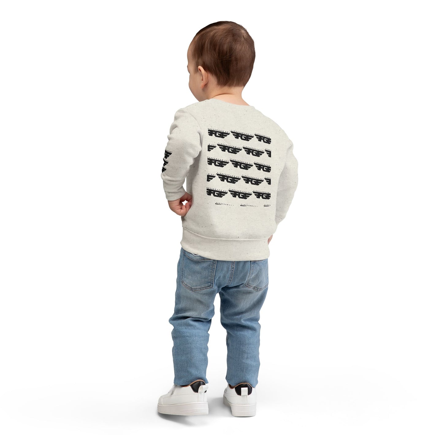 Trendy FGE Toddler Sweatshirt with Graphic Design