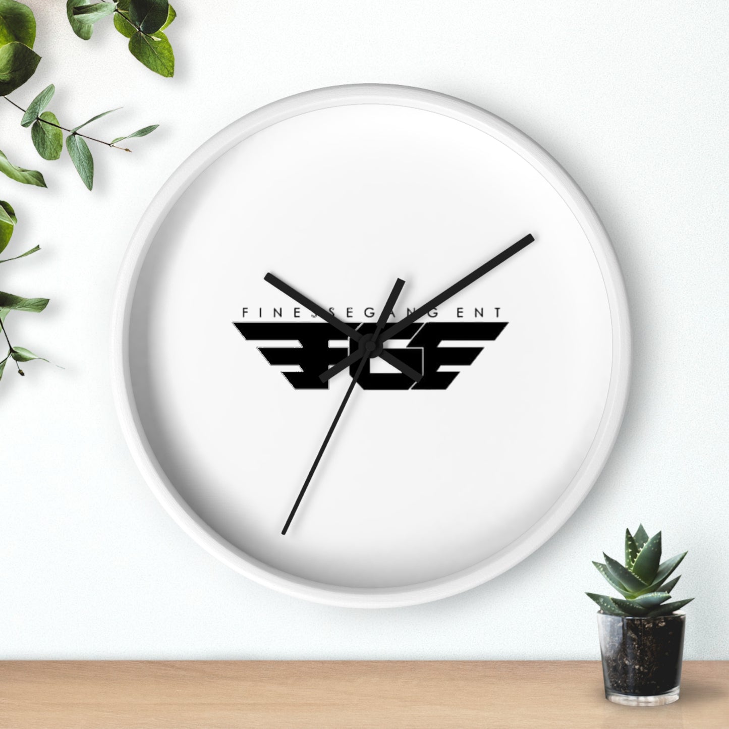 Sleek FGE Modern Wall Clock | Fine Elegant Design, Minimalist Home Decor, Office Clock, Gift for Him, Stylish Timepiece