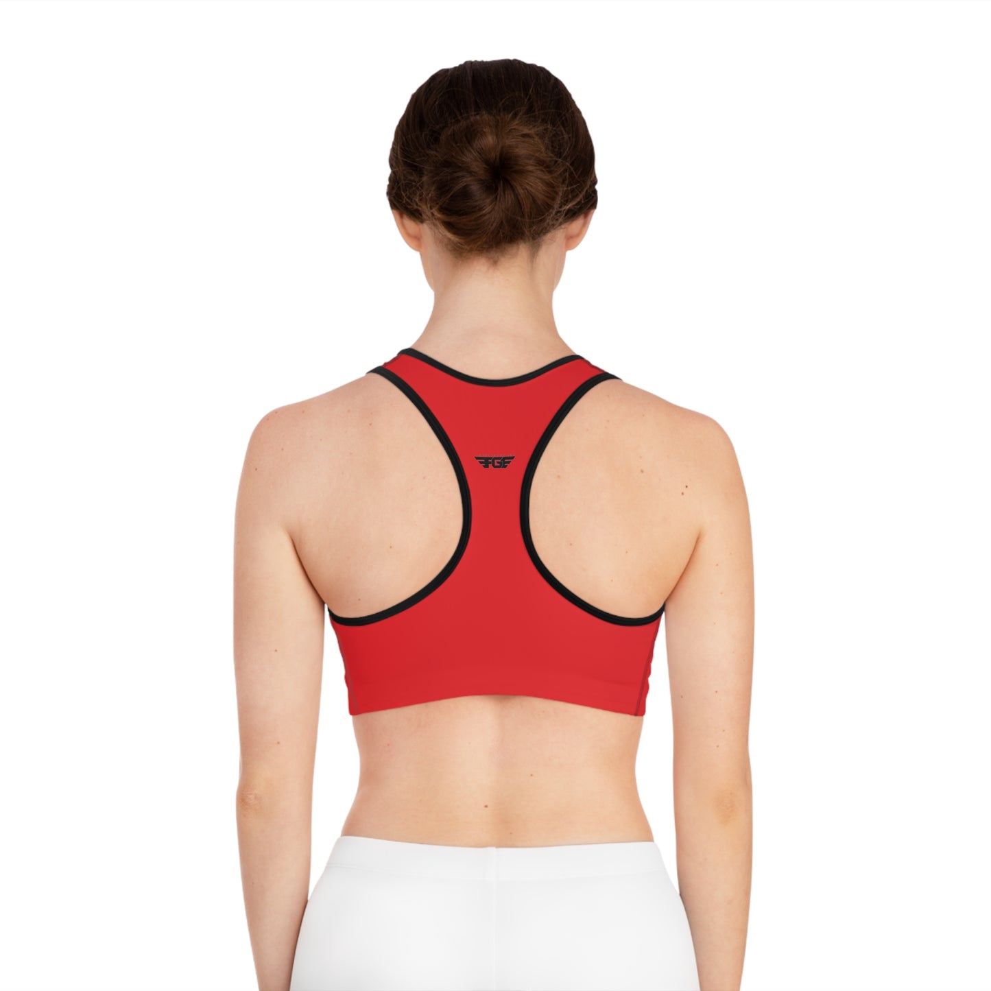 FGE Athletic Sports Bra - Stylish Activewear for Fitness Enthusiasts, Gym, Yoga, Running, Team Sports
