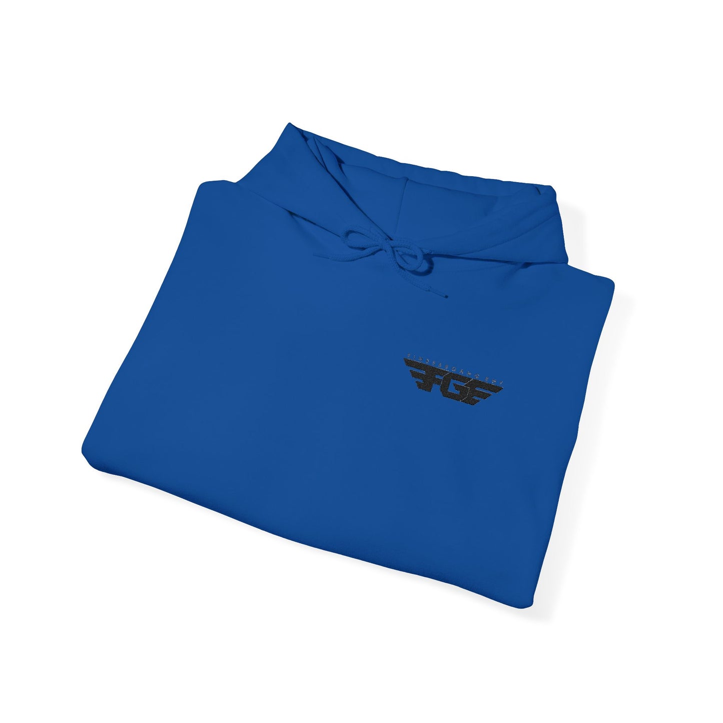 FGE Minimal Hoodie — Small Chest Emblem Sweatshirt