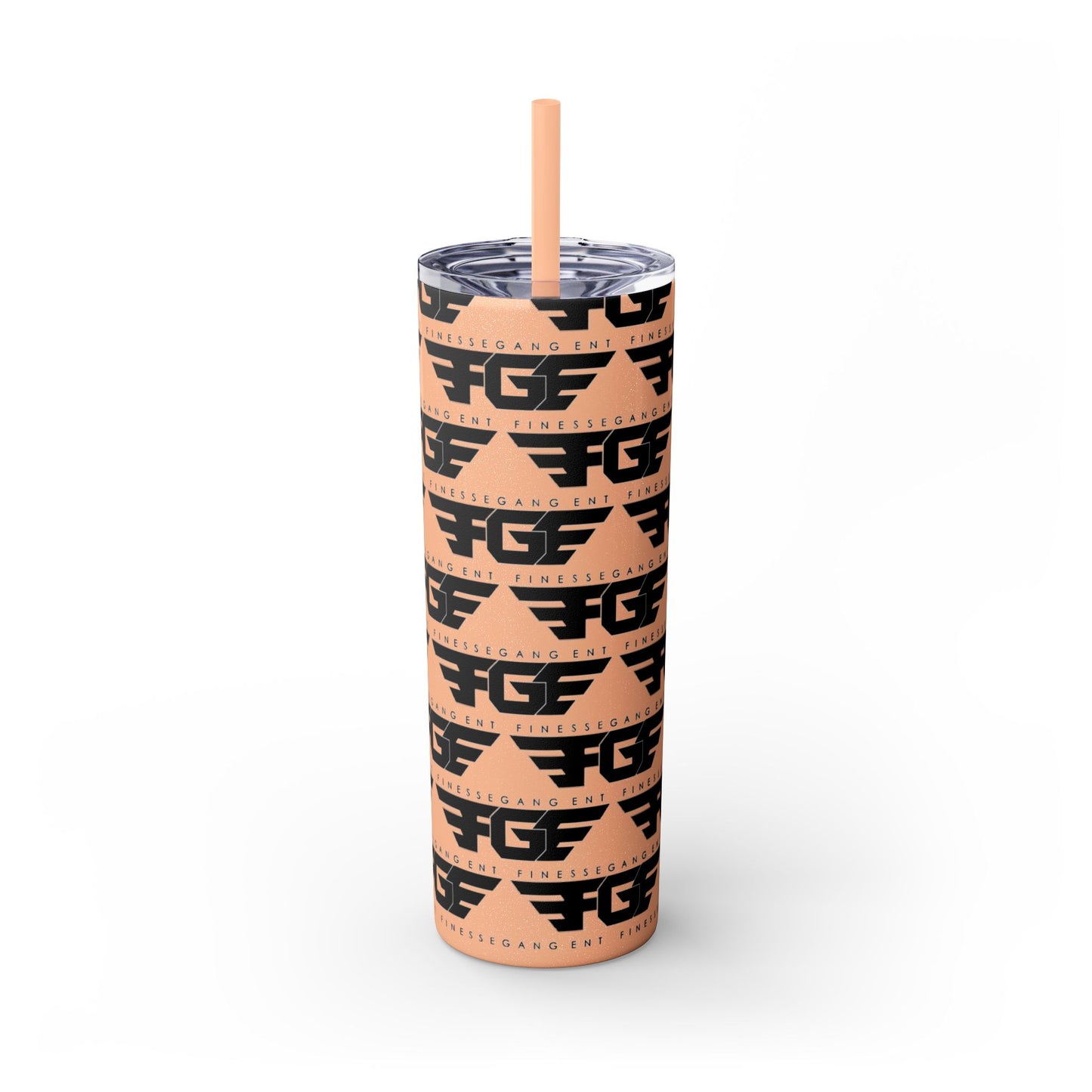 Stylish FGE Skinny Tumbler with Straw, 20oz - Perfect for Adventurers, Great Gift for Coffee Lovers, Modern Drinkware for Home, On-the-Go [...]