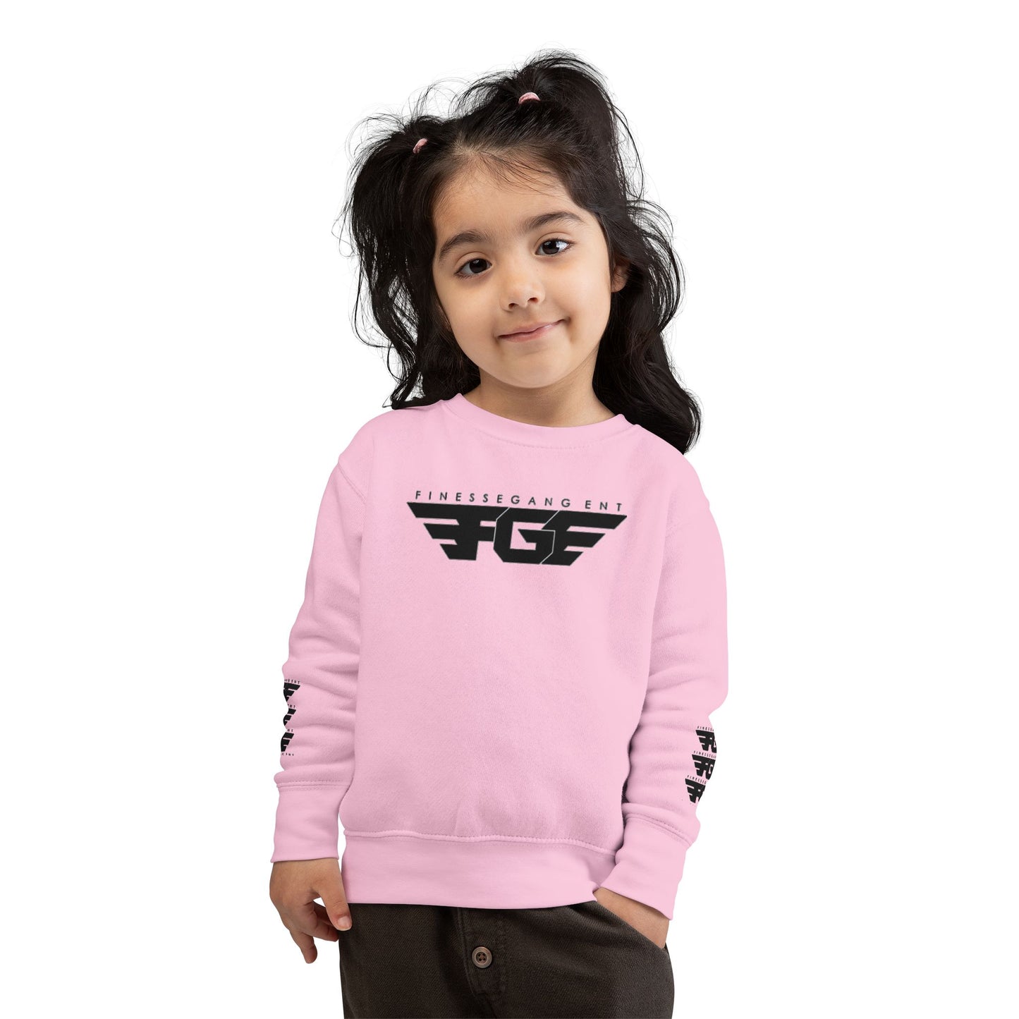 Trendy FGE Toddler Sweatshirt with Graphic Design
