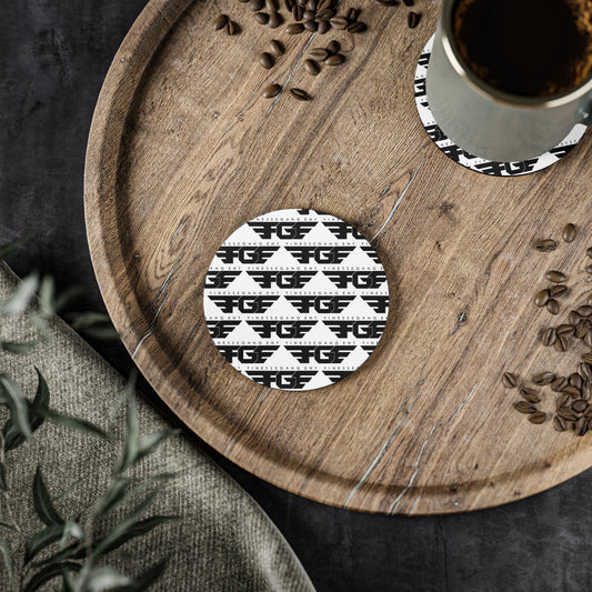 Stylish FGE Coasters, Modern Home Decor, Perfect for Drinks, Unique Gift, Kitchen Accessories, Retro Design