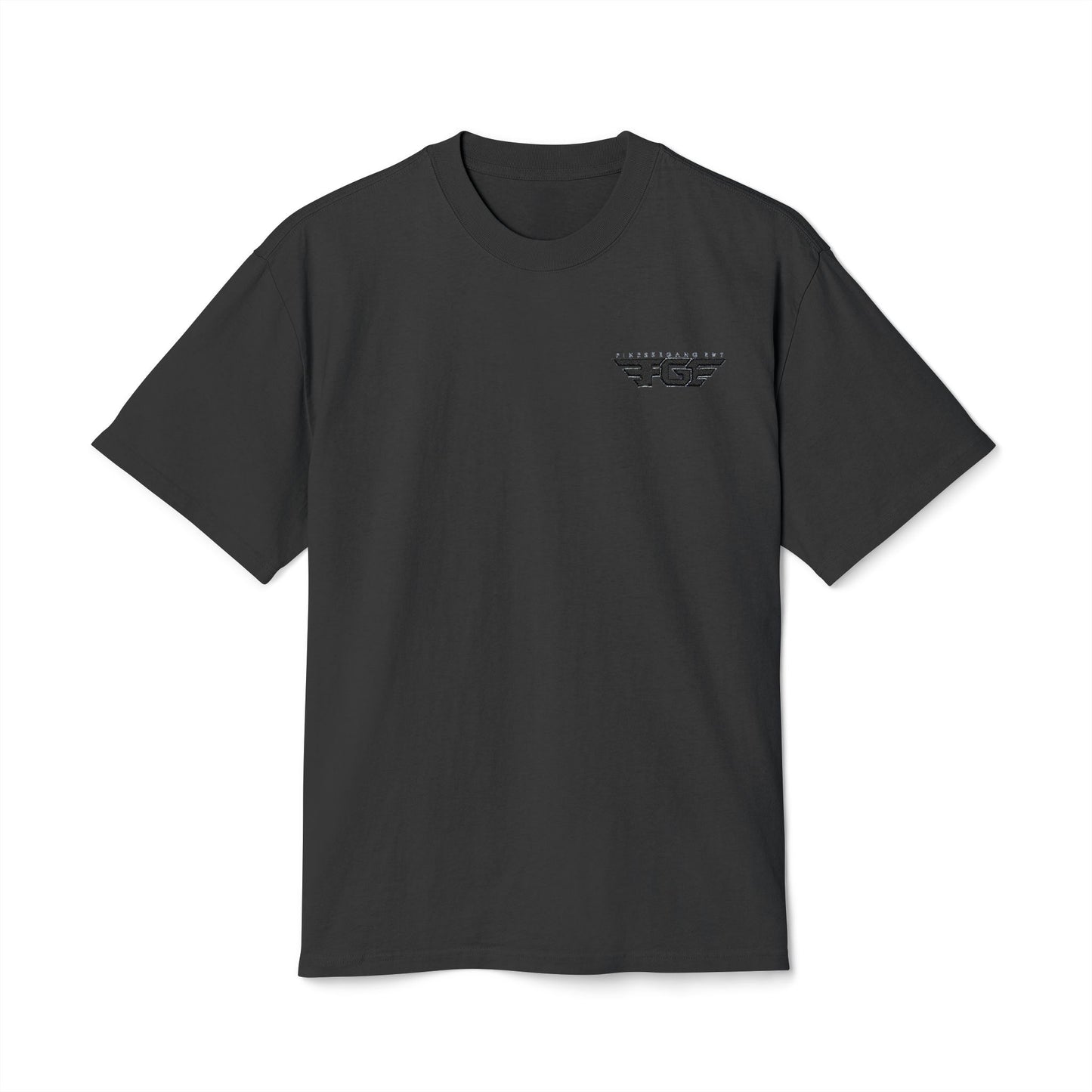 FGE Vintage Minimalist Wing Logo Tee — Small Chest Graphic T-Shirt