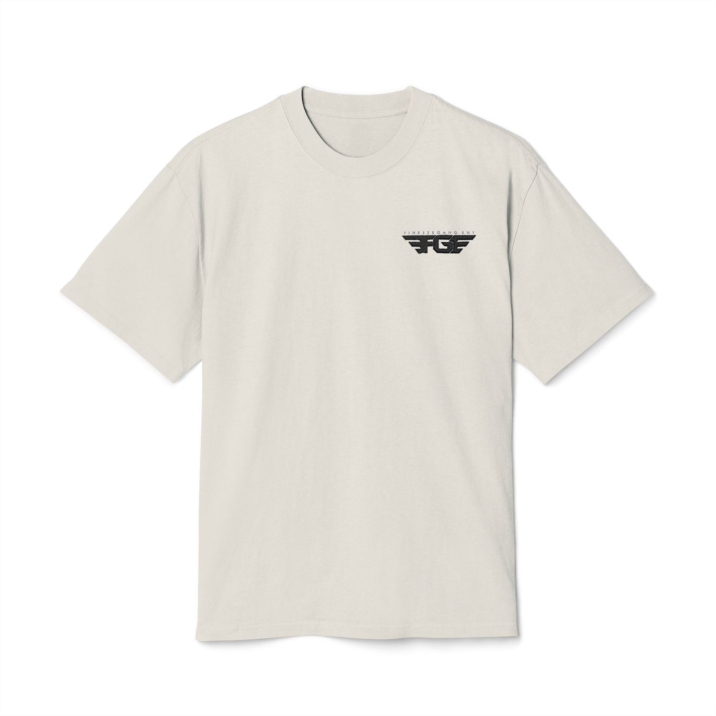 FGE Vintage Minimalist Wing Logo Tee — Small Chest Graphic T-Shirt