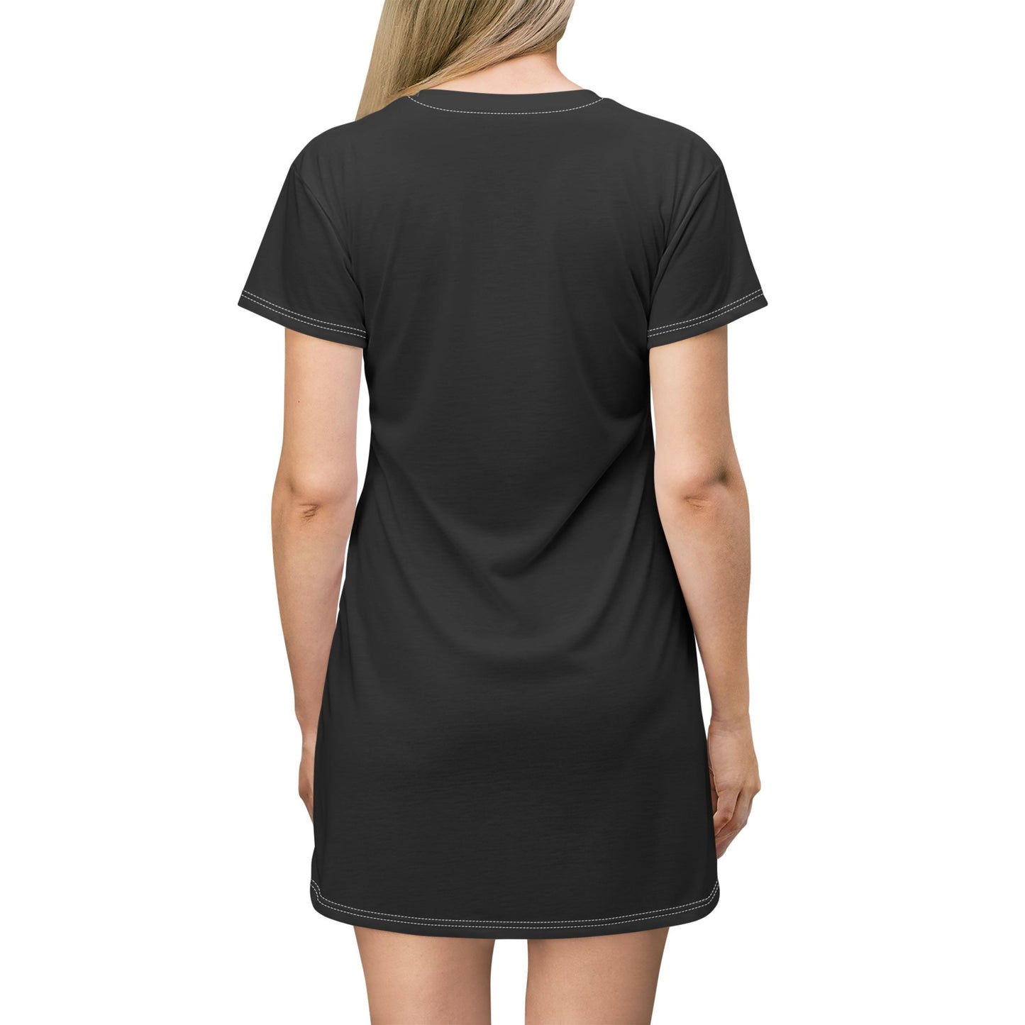 FGE Stylish Graphic T-Shirt Dress for Casual Wear