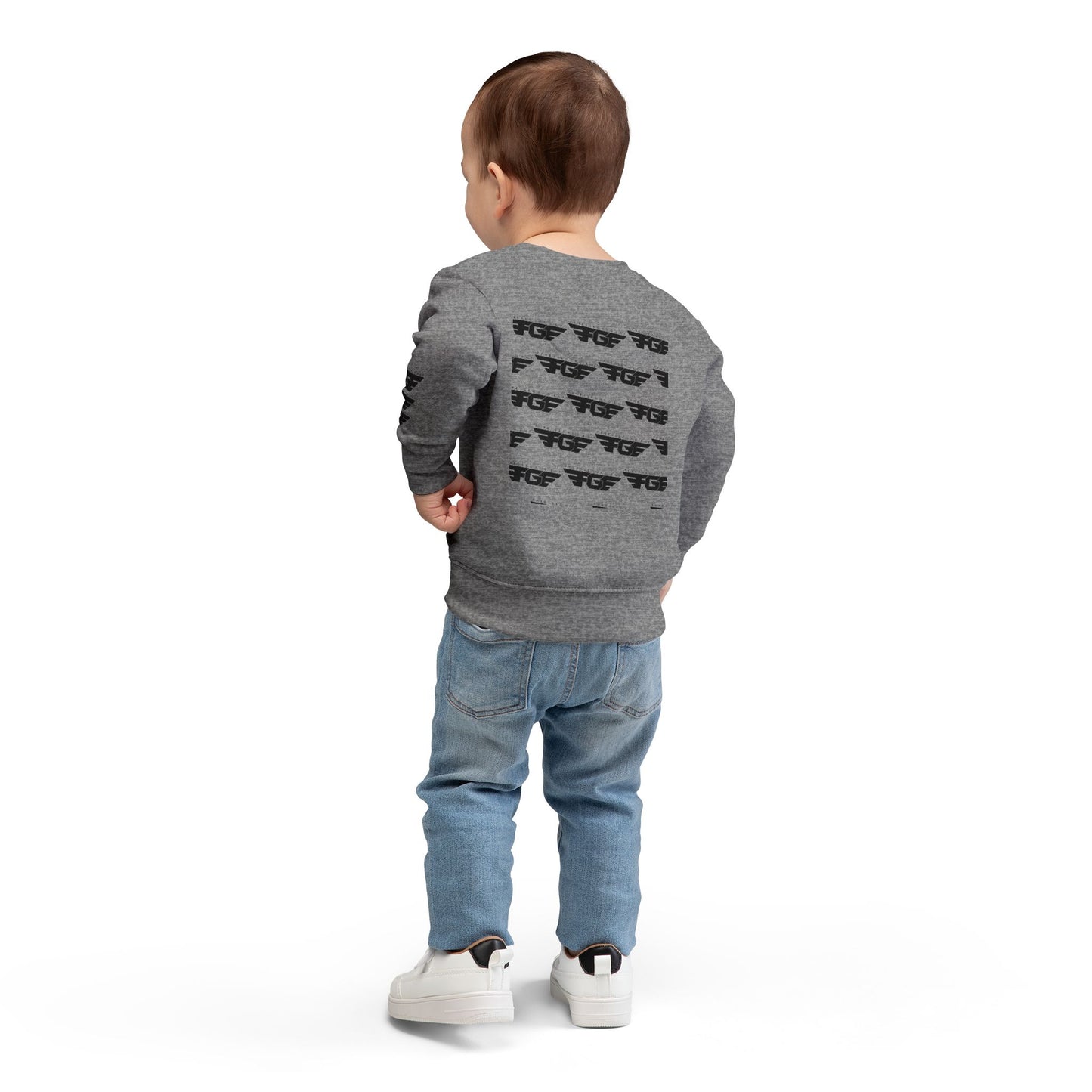 Trendy FGE Toddler Sweatshirt with Graphic Design