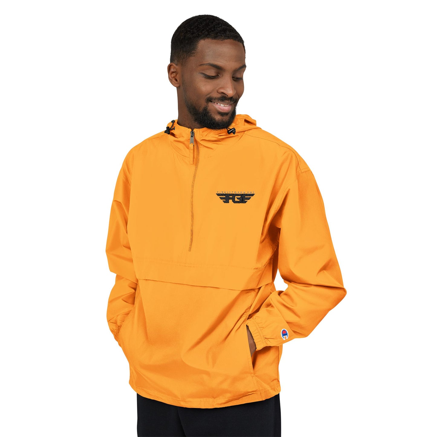 FGE Champion Unisex Packable Anorak Jacket | Lightweight Raincoat, Casual Outdoor Apparel, Travel Windbreaker, Perfect for Festivals, [...]