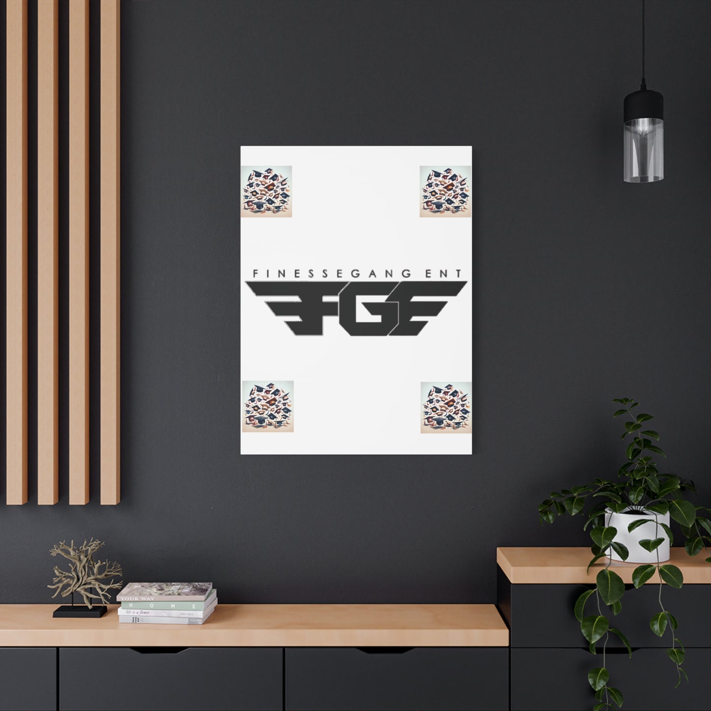 Finesse Gang Canvas Art, Urban Wall Decor, Music Room Decoration, Hip-Hop Home Accent, Unique Gift Idea, Modern Art Print