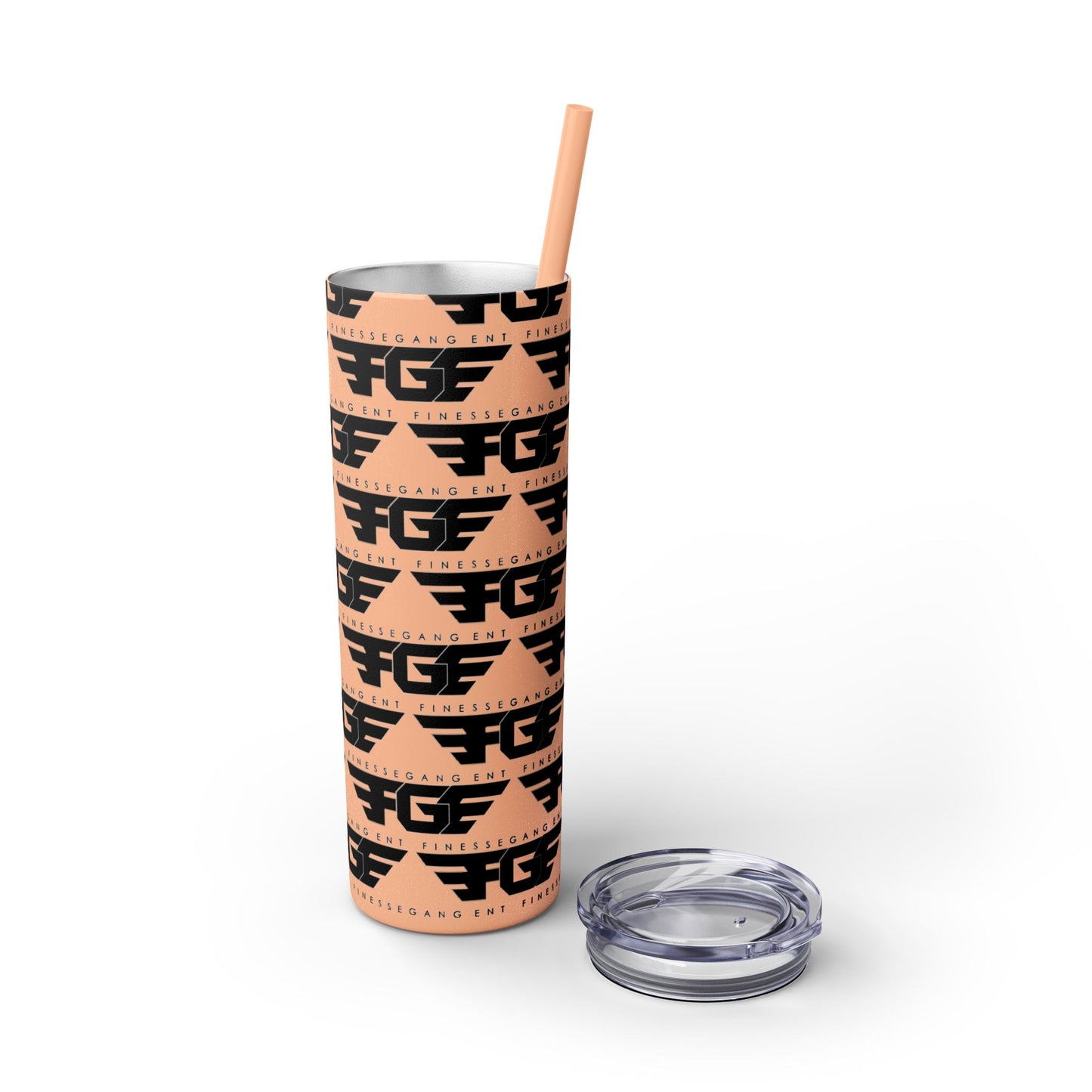 Stylish FGE Skinny Tumbler with Straw, 20oz - Perfect for Adventurers, Great Gift for Coffee Lovers, Modern Drinkware for Home, On-the-Go [...]