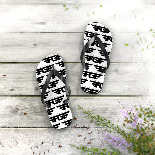 Stylish FGE Flip Flops for Casual Summer Vibes, Beach Footwear, Fun Summer Accessories, Gifts for Beach Lovers, Comfortable Footwear