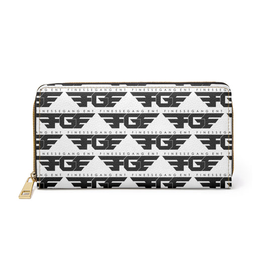 Stylish FGE Zipper Wallet - Chic Pouch, Travel Essential, Minimalist Accessory, Perfect for Gifting, Everyday Use